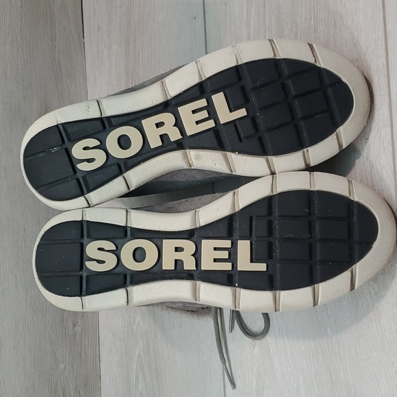 Sorel Women Explorer Joan Ankle Suede Booties shoes sz 8.5 - Picture 12 of 15